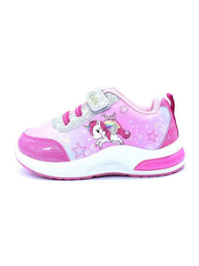 Zak shoes SD26040 ροζ με φωτάκια